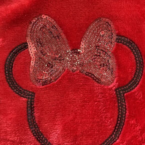 Toddler Minnie Mouse Fuzzy Sweatshirt size 3T - Picture 2 of 4